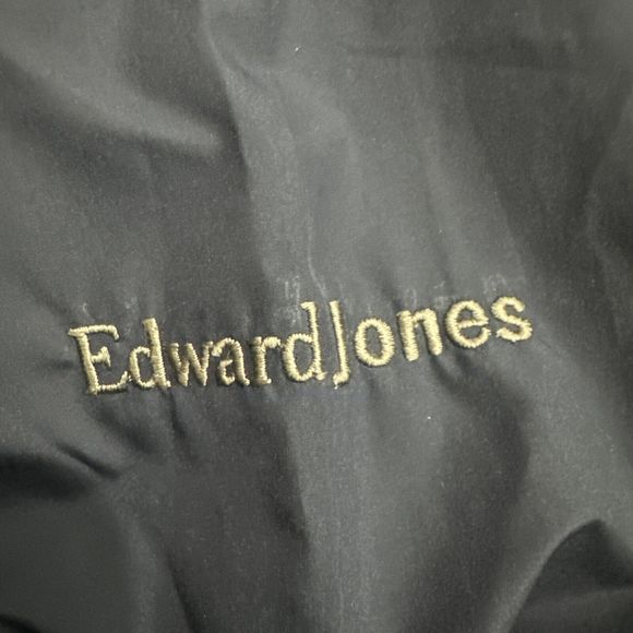 E.V. Run Golf 1/4 Zipper Pullover Windshirt size L Embroidered Navy Blue - Picture 3 of 5